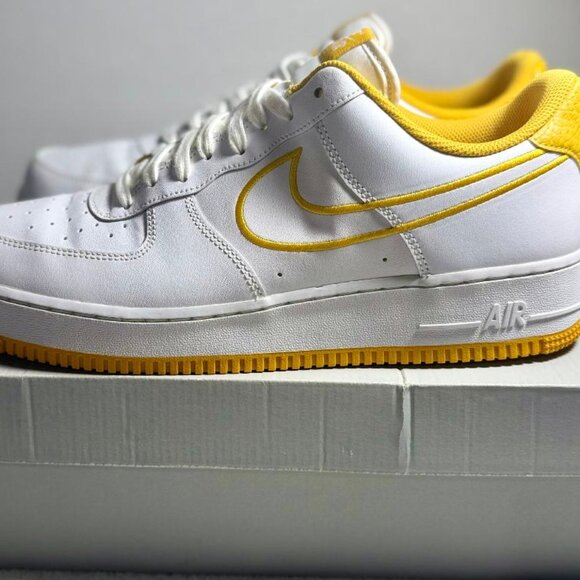 Size 12 - Nike Air Force 1 '07 Leather Low Ochre | OG box - Picture 4 of 10